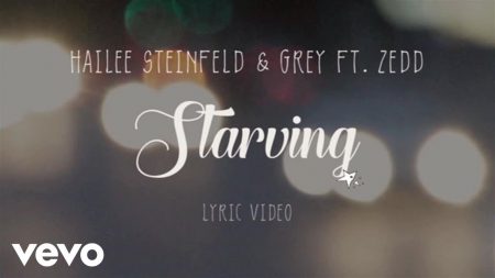 Hailee Steinfeld, Grey – Starving (Lyric Video) ft. Zedd