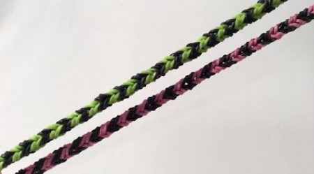 Loom voorbeelden – Fishtail Nano Armband