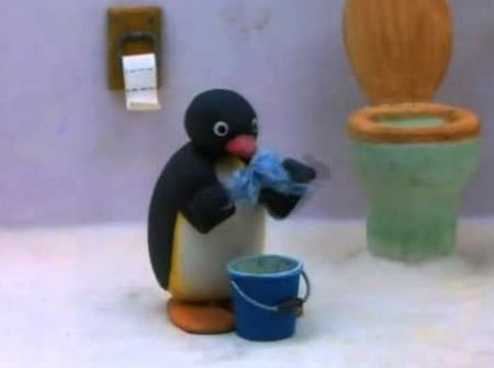 Pingu – Pingu’s Toilette Verhaal