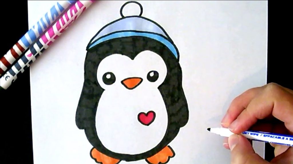 Hoe Teken Je - Een Pinguin | Kinderfilmpjes