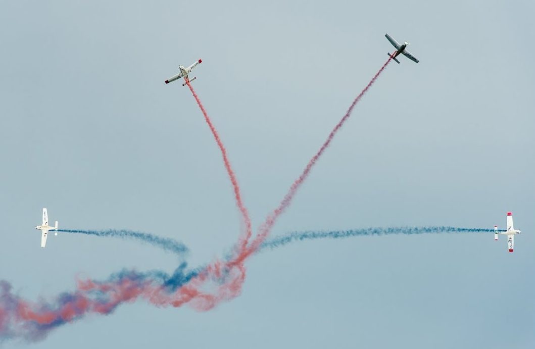 Vliegtuigen – Jachtvliegtuigen Boven Kleine-Brogel