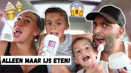 Familie Lakap – Laatste Die Stopt Met IJsjes Eten Wint!! – Vlog #288