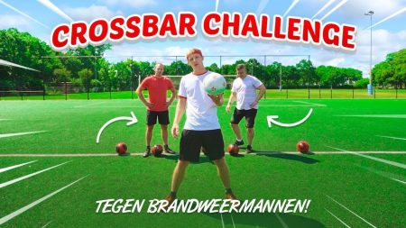 Enzo Knol – Crossbar Challenge Tegen Brandweermannen! – Vlog #2185