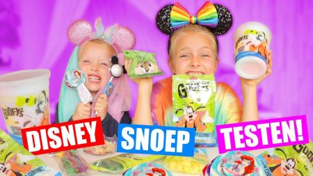 De Zoete Zusjes – De Disney Snoep Challenge!! [10 Gekke, Lekkere en Mooie Snoepjes Testen]