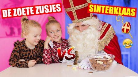 De Zoete Zusjes – Sinterklaas vs De Zoete Zusjes!! [Wie Wint De Meeste 1 Minuut Challenges]