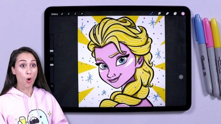 MeisjeDjamila – 3 Kleuren Teken Challenge Op De iPad Pro!