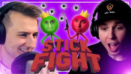 Dylan Haegens Gaming – Stickfight! – Met Egbert Kanaal