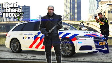 Royalistiq – Nederlandse Politie vs The Witcher! – GTA 5 Politie En Boefje