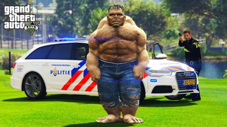 Royalisitiq – Nederlandse Politie vs Baby Hulk! ? – GTA 5 Politie En Boefje