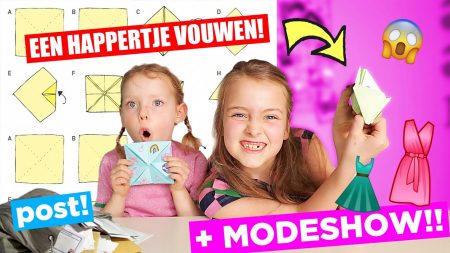 De Zoete Zusjes – D.I.Y. Zelf Een Happertje Vouwen Met Onze Moeder + Modeshow En Post!!