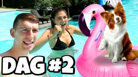 Celine & Michiel – Wie Als Laatste HEt Zwembad Verlaat Wint! vs Milou De Hond #138