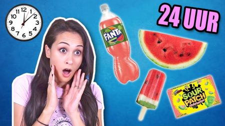 MeisjeDjamila – 24 Uur Lang Alleen Maar Watermeloen Smaak Eten! – Fan Friday