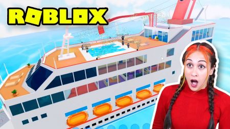 MeisjeDjamila – Roblox Cruise – Ontsnappen Uit Het Zinkende Schip!