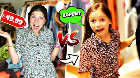 Celine & Michiel – Elkaar Outfit Kopen vs 8 Jarige! *Shop Challenge* #188