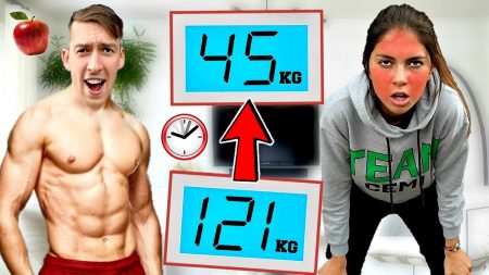 Celine & Michiel – Wie Kan Het Meeste Gewicht Verliezen Binnen 1 Uur! – Challenge #194