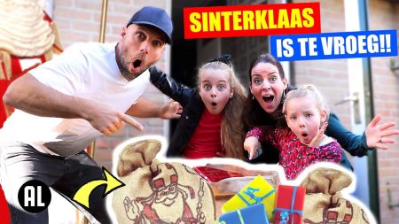 De Zoete Zusjes – Sinterklaas Staat Te Vroeg Voor Onze Deur!!