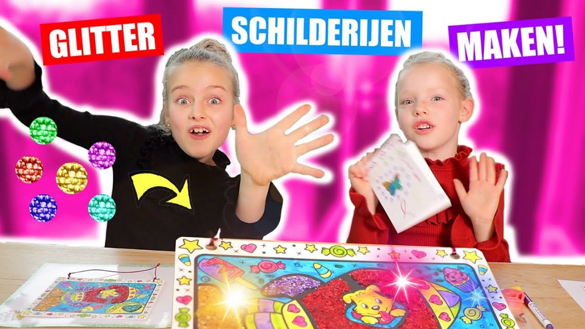 De Zoete Zusjes – Met Deze Glitter Dots Gaan We Opa En Oma Verrassen!!