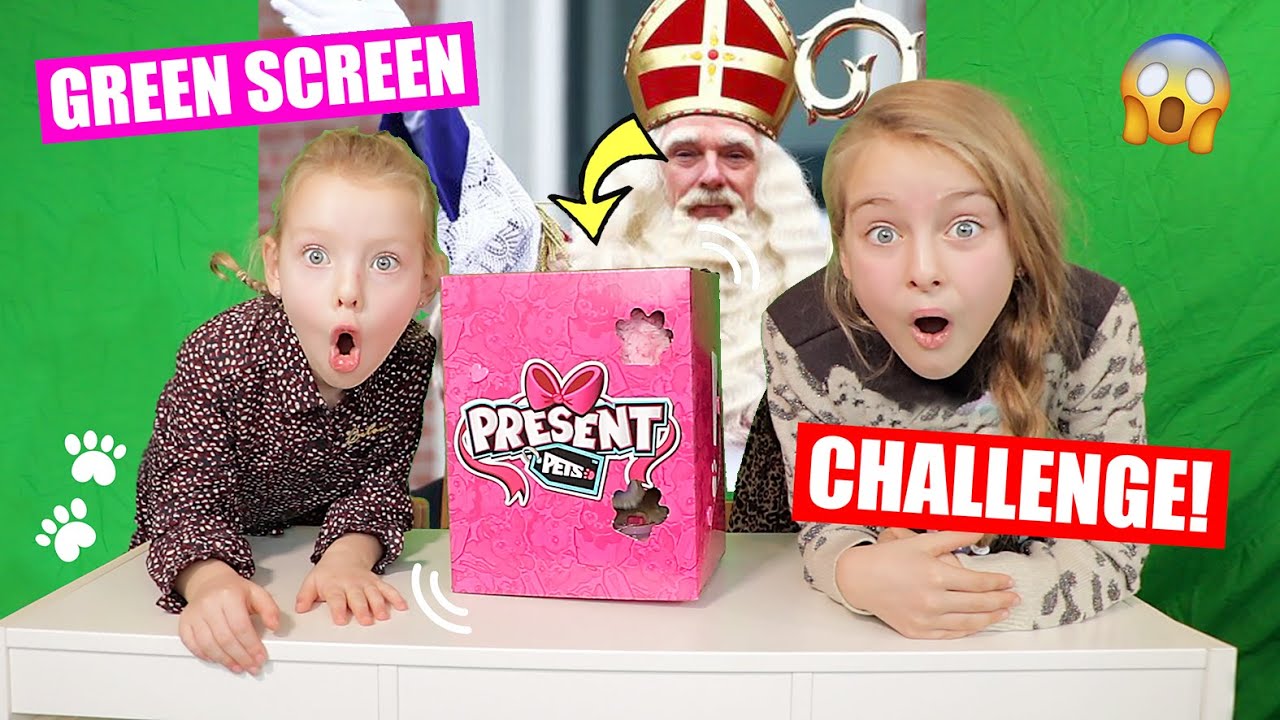 De Zoete Zusjes - De Present Pets Green Screen Challenge ...