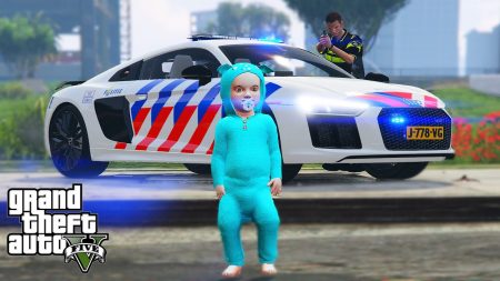 Royalistiq – Nederlandse Politie vs Mega Baby 2.0! – GTA 5 Politie En Boefje