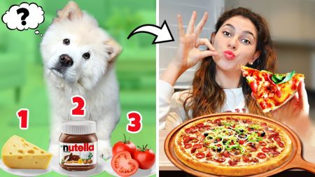 Celine & Michiel – Trixie Bepaalt Onze Pizza! *Challenge* 🍕 #252