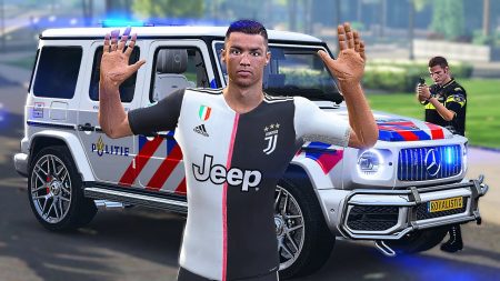 Royalistiq – Politie vs Cristiano Ronaldo! – GTA 5 Politie En Boefje ft. Don