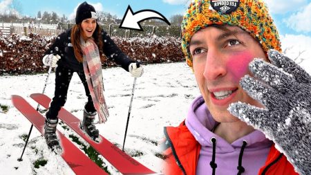 Celine & Michiel – Eerste Keer Skien & Pijnlijke Sneeuwbal In Gezicht! #257