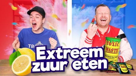 Team Dylan Haegens – Extreem Zuur Eten Proeven!