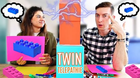 Celine & Michiel – Twin Telepathie Challenge! *Vriend vs Vriendin* #272