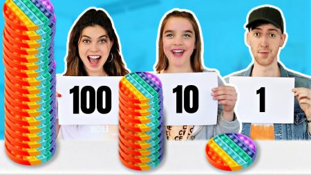 Celine & Michiel – 100 Lagen Fidget Toys Challenge! #290