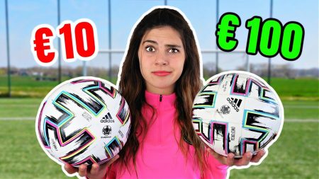 Celine & Michiel – €10 Voetbal vs €100 Voetbal *Welke Is Beter?* #292