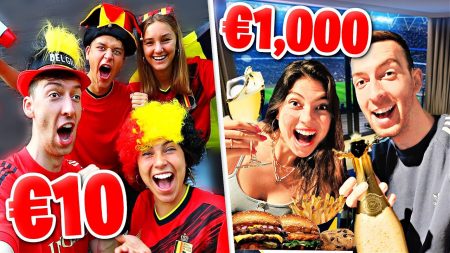 Celine & Michiel – €1000 vs €10 Voetbaltickets!! *EURO 2020 Wedstrijd* #312
